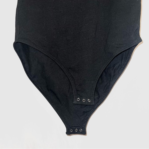 Victoria's Secret PINK Black & White Slay High Neck Sleeveless Bodysuit (XS) - Picture 6 of 8